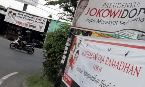 MASA TENANG PILPRES 2014 : Di Solo Atribut Kampanye Bertebaran, Ini Lokasinya