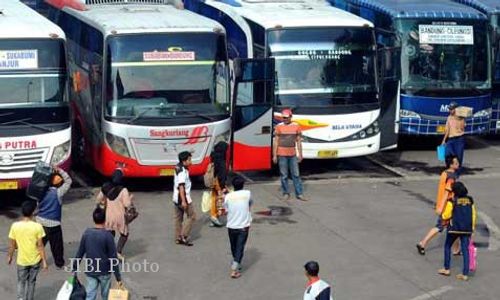 INFO MUDIK 2014 : Kedatangan Bus di Terminal Giwangan Terlambat, Ini Penyebabnya