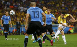  GOL TERBAIK PIALA DUNIA 2014 : Sepakan Voli Rodriguez Jadi Yang Terbaik