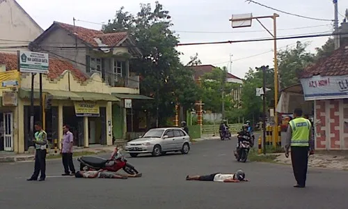 Warga, PNS hingga Wartawan Terkecoh Simulasi Kecelakaan di Bantul