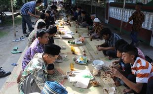 LEBARAN 2014 : Hindari Syirik Lebaran, Warga Kemudo Gelar Kenduri Massal