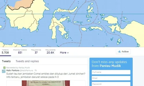 INFO MUDIK 2014 : Pantau Arus Mudik? Follow Akun-Akun Ini