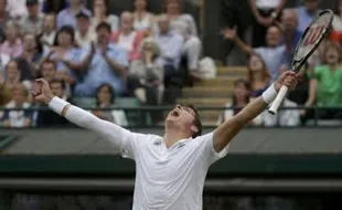 TENIS WIMBLEDON 2014 : Hentikan Kyrgios, Raonic Jumpa Federer di Semifinal