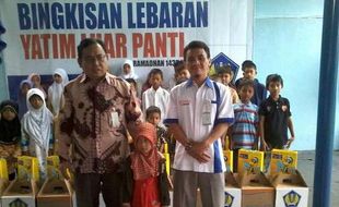 KEGIATAN SOSIAL : KPP-Solopeduli Santuni 50 Anak Yatim Luar Panti