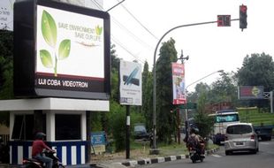 PENATAAN REKLAME : Masih Polemik, Videotron Manahan Nekat Diuji Coba