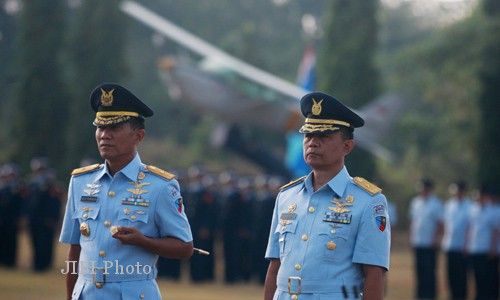 KABAR LANUD ADISUTJIPTO : 136 Personel Lanud Adi Sutjipto Naik Pangkat