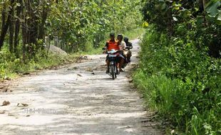 Perbaikan Jalan Gunungkidul Butuh Waktu Lima Tahun