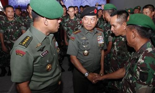 MUTASI PEJABAT TNI : 4 Perwira Tinggi TNI Pindah Tugas