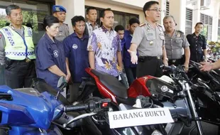 FOTO PENCURIAN SOLO : 6 Orang Ditangkap, Disangka Sindikat Curanmor