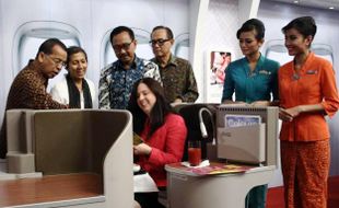 FOTO RUTE BARU PENERBANGAN : Buka Rute Baru, Garuda Gelar Travel Fair