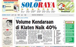 SOLOPOS HARI INI : Soloraya Hari Ini: Kloter Pertama Calhaj Dilepas, Volume Kendaraan di Klaten Naik 40% hingga Warga Keluhkan Sampah di CFD