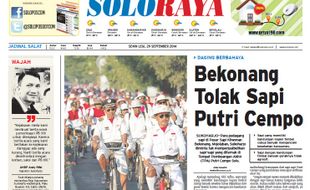 SOLOPOS HARI INI : Soloraya Hari Ini: Tiga Rute Baru Ramaikan Solo, Bekonang Tolak Sapi Putri Cempo hingga HUT TNI Ke-69