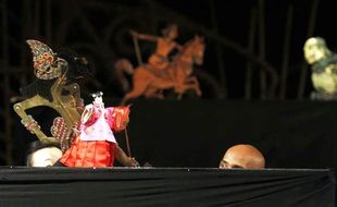 FOTO PERGELARAN WAYANG : Kolaborasi Wayang ASEAN dan Tiongkok Berakhir