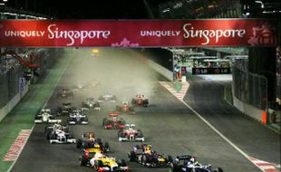 JELANG F1 GP SINGAPURA 2014 : GP Singapura Menarik untuk TV, Sulit bagi Pembalap