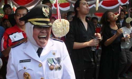 TRI RISMAHARINI Tak Pusing Tak Diusung Lagi Jadi Calon Wali Kota