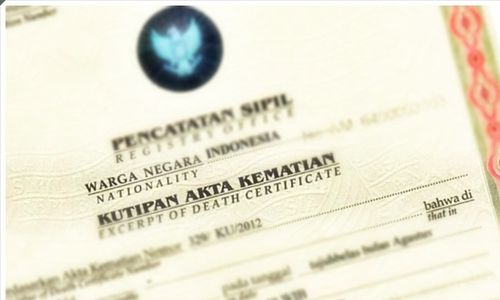 Super Cepat! Di Solo, Akta Kematian Warga Diserahkan Saat Pemakaman