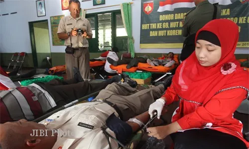 HUT TNI : Korem Jogja Ajak Donor Darah dan Gowes Akbar