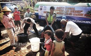 Daerah Rawan Kekeringan di Gunungkidul Mulai Kekurangan Air Bersih