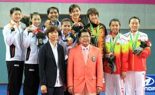 ASIAN GAMES 2014 : Raih Emas Pertama, Indonesia Naik ke Peringkat 17