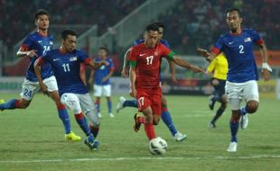 LAGA PERSAHABATAN : Timnas Senior Indonesia Kalahkan Malaysia 2-0