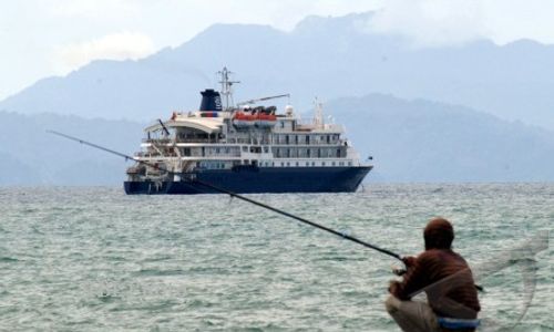 Bali Kedatangan Kapal Pesiar Pertama Sejak Pandemi