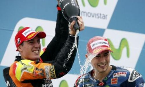 MOTOGP ARAGON 2014 : Marquez-Pedrosa Jatuh, Lorenzo Juarai GP Aragon