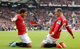 MANCHESTER UNITED VS WEST HAM UNITED : Rooney Diusir, MU Menang Tipis 2-1 Atas West Ham