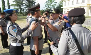 MUTASI POLISI : Lima Perwira Polres Klaten Pindah Tugas