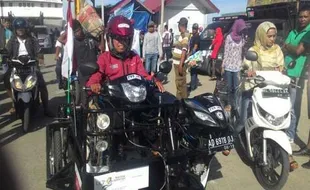 Ingin Ketemu Jokowi, Penyandang Paraplegia Naik Motor dari Aceh ke Jakarta