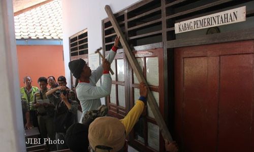 BANDARA KULONPROGO : Pemerintah Desa Glagah Tak Berani Buka Balai Desa