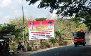 FOTO SOSIALISASI : Larangan Memberi Uang kepada Pengemis