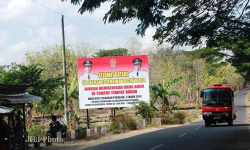 FOTO SOSIALISASI : Larangan Memberi Uang kepada Pengemis