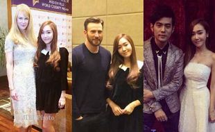 K-POP : Wow, Jessica Foto Bareng Artis-artis Hollywood