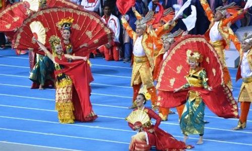 FOTO ASIAN GAMES 2014 : Tarian Indonesia Tutup Asian Games 2014