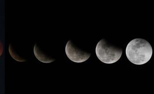 GERHANA BULAN TOTAL : Inilah Kumpulan Foto Blood Moon di Berbagai Negara