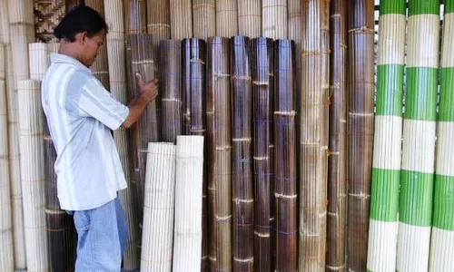 Omzet Perajin Bambu di Jogja Turun