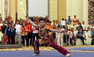 FOTO KEJUARAAN NASIONAL WUSHU 2014 : 521 Atlet Wushu Berlaga di Medan