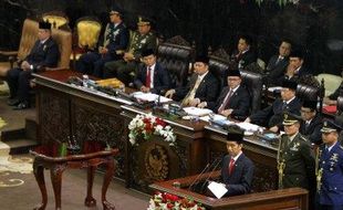 FOTO PELANTIKAN JOKOWI-JK : Pidato Perdana Jokowi sebagai Presiden