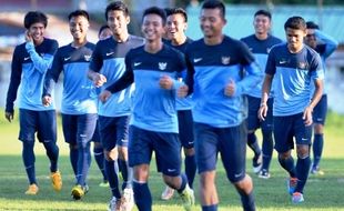 FOTO PIALA ASIA U-19 2014 : Tetap Tersenyum Jelang Hadapi Australia