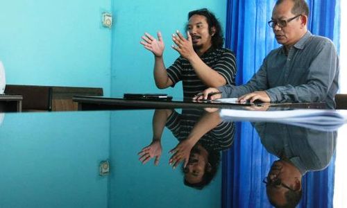 FOTO TEROR TERHADAP WARTAWAN : PWI Minta Jaksa Kejar Aktor Peneror Wartawan