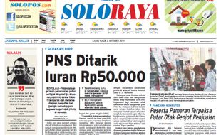 SOLOPOS HARI INI : Soloraya Hari Ini: : Toko Emas di Klaten Dibobol, Kebakaran Gumpang hingga PNS Ditarik Iuran Rp50.000