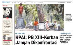 SOLOPOS HARI INI : Soloraya Hari Ini: Skandal Seks Diduga PB XIII hingga Pembangunan Jalan Lingkar Tanggul Bengawan Solo