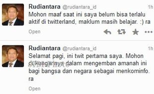 TWITTER MENKOMINFO : Twitter Menkominfo Rudiantara Ternyata Palsu