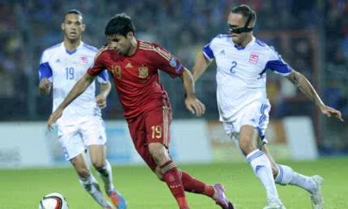 GRUP C KUALIFIKASI PIALA EROPA 2016 : Spanyol Tekuk Luksemburg 4-0, Costa Akhirnya Bikin Gol