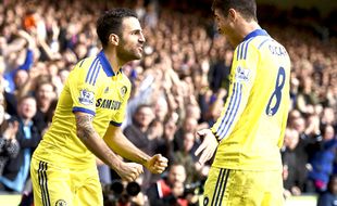 CRYSTAL PALACE VS CHELSEA : Gol Oscar dan Fabregas Menangkan Chelsea 2-1 atas Crystal Palace