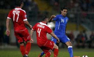 GRUP H KUALIFIKASI PIALA EROPA 2016 : Italia Menang Tipis 1-0 atas Malta