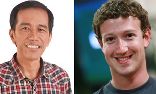 KUNJUNGAN MARK ZUCKERBERG : Ketemu Bos Facebook, Jokowi Cerita Penggunaan FB saat Kampanye