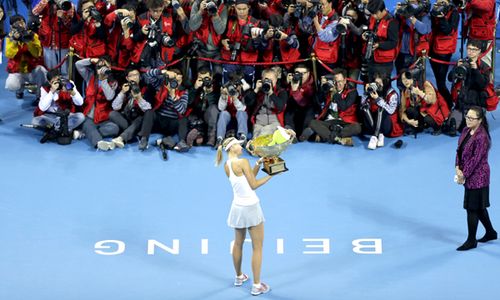 TENIS CHINA OPEN 2014 : Taklukkan Kvitova, Sharapova Tampil sebagai Juara