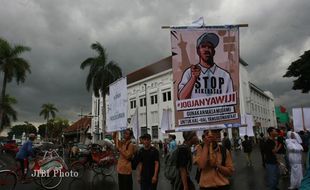 FOTO AKSI DAMAI : Pelajar Jogja Bersatu Tolak Kekerasan