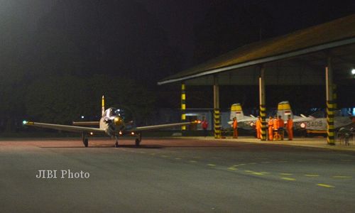 KABAR LANUD ADISUTJIPTO : Melatih Kepekaan Melalui Latihan Terbang Malam 